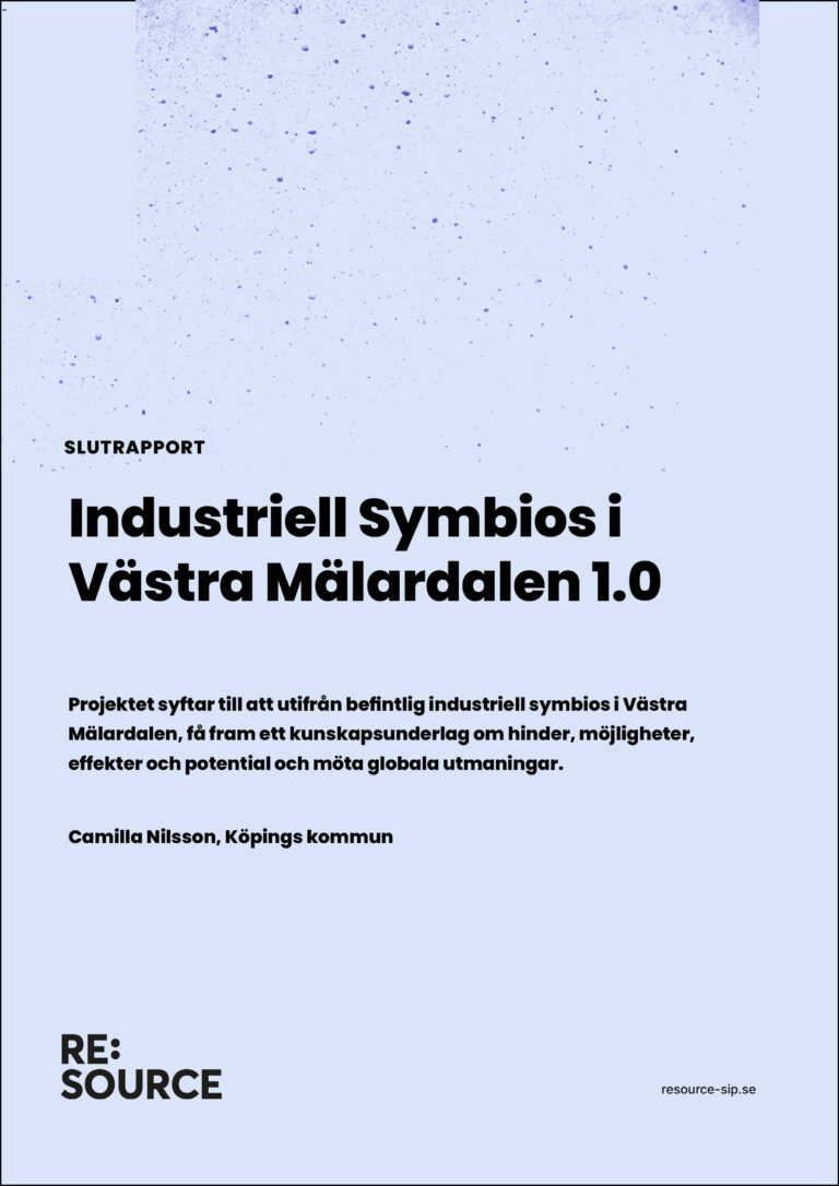 Industriell Symbios i Västra Mälardalen 1.0