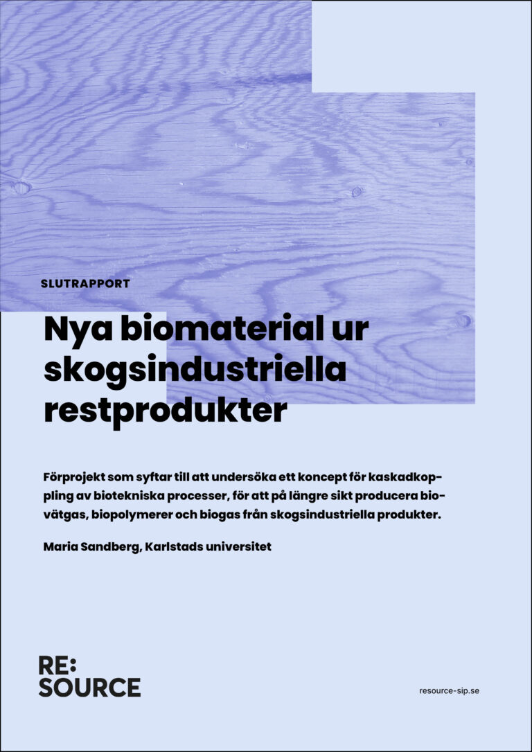 Nya biomaterial ur skogsindustriella restprodukt