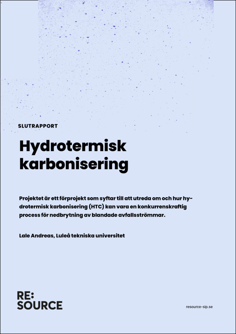 Hydrotermisk karbonisering