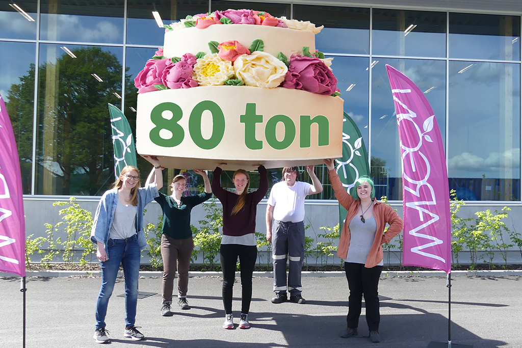 Nu har WargoTex sorterat 80 ton textilier